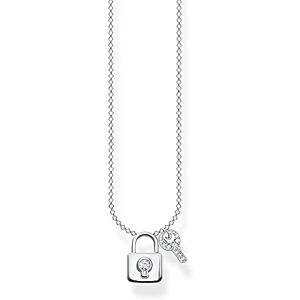 Thomas Sabo Women Necklace Lock 925 Sterling Silver KE2122-051-14-L45V Thomas Sabo Women Necklace Lock 925 Sterling Silver KE2122-051-14-L45V