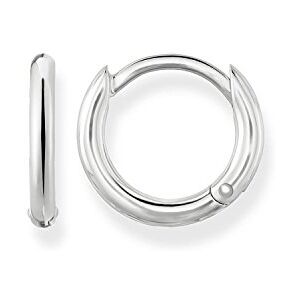 Thomas Sabo Women Hoop Earrings Classic 925 Sterling Silver CR607-001-13 Thomas Sabo Women Hoop Earrings Classic 925 Sterling Silver CR607-001-13