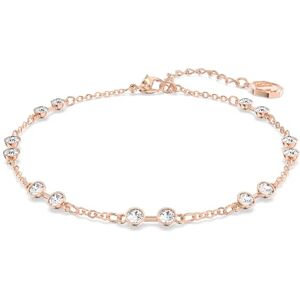 Swarovski Remix Collection strand, Round cut, White, Rose gold-tone plated Swarovski Remix Collection strand, Round cut, White, Rose gold-tone plated