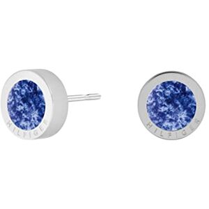 Tommy Hilfiger Jewelry Women's Stainless Steel Stud Earrings with a Sodalite Stone 2780661 Tommy Hilfiger Jewelry Women's Stainless Steel Stud Earrings with a Sodalite Stone 2780661