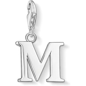 Thomas Sabo Women Charm Pendant Letter M Charm Club 925 Sterling Silver 0187-001-12 Thomas Sabo Women Charm Pendant Letter M Charm Club 925 Sterling Silver 0187-001-12