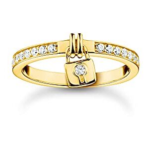 Thomas Sabo ring lock gold-plated silver TR2371-414-14-56 Thomas Sabo ring lock gold-plated silver TR2371-414-14-56
