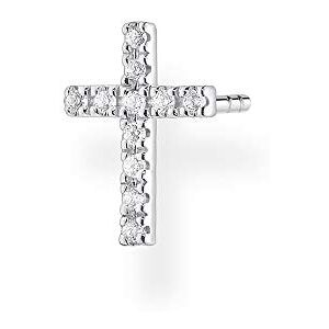 Thomas Sabo Women Single Stud Earring Cross 925 Sterling Silver H2131-051-14 Thomas Sabo Women Single Stud Earring Cross 925 Sterling Silver H2131-051-14