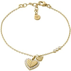 Emporio Armani Women's Gold tone Sterling Silver with lobster clasp closure bracelet Emporio Armani Women's Gold tone Sterling Silver with lobster clasp closure bracelet