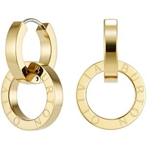 Olivia Burton Women's HONEYCOMB TOGGLE Collection Hoop Earrings in Yellow Gold 24100275 Olivia Burton Women's HONEYCOMB TOGGLE Collection Hoop Earrings in Yellow Gold 24100275