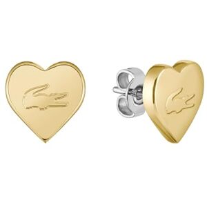 Lacoste Women's LOVE MY CROC Collection Stud Earrings in Yellow Gold 2040401 Lacoste Women's LOVE MY CROC Collection Stud Earrings in Yellow Gold 2040401