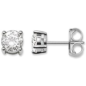 Thomas Sabo Women Stud Earrings Zirconia White 925 Sterling Silver H1739-051-14 Thomas Sabo Women Stud Earrings Zirconia White 925 Sterling Silver H1739-051-14