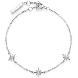 Olivia Burton Women's EVER STACKED Collection Bracelet in Stainless Steel with Stars Charms Embellished with Crystals 24100349 Olivia Burton Women's EVER STACKED Collection Bracelet in Stainless Steel with Stars Charms Embellished with Crystals 24100349