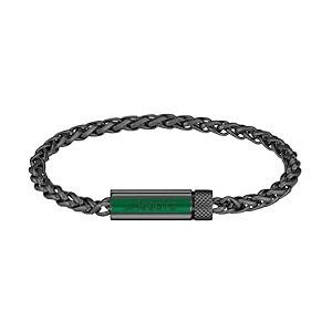 Lacoste Men's SPELT Collection Chain Bracelet in Stainless Steel Lacoste Men's SPELT Collection Chain Bracelet in Stainless Steel
