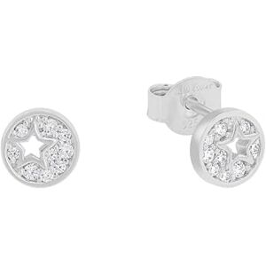 s.Oliver Stud earrings Ear jewelry, with Zirconia synth., 6 cm, Silver, Star, Comes in jewelry gift box, 2018521 s.Oliver Stud earrings Ear jewelry, with Zirconia synth., 6 cm, Silver, Star, Comes in jewelry gift box, 2018521