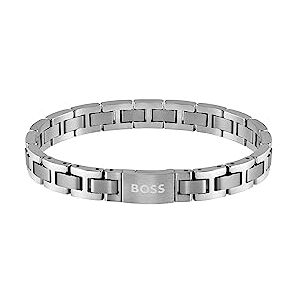HBJ BOSS Jewelry Men's METAL LINK ESSENTIALS Collection Link Bracelet 1580036 HBJ BOSS Jewelry Men's METAL LINK ESSENTIALS Collection Link Bracelet 1580036