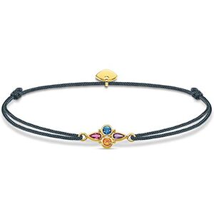 Thomas Sabo ladies-bracelet Little Secret Colourful Stones 925 Sterling silver yellow gold plating LS076-300-7-L20v Thomas Sabo ladies-bracelet Little Secret Colourful Stones 925 Sterling silver yellow gold plating LS076-300-7-L20v
