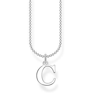 Thomas Sabo Women's 925 Sterling Silver Initial C Necklace 38-45cm Thomas Sabo Women's 925 Sterling Silver Initial C Necklace 38-45cm