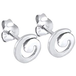 Elli Women's 925 Sterling Silver Xilion Cut Stud Earrings Elli Women's 925 Sterling Silver Xilion Cut Stud Earrings