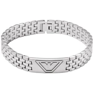 Emporio Armani Men's Stainless steel or Leather with link closure bracelet Emporio Armani Men's Stainless steel or Leather with link closure bracelet