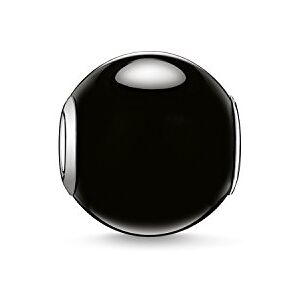 Thomas Sabo Unisex Bead Obsidian black Karma Beads 925 Sterling Silver K0002-023-11 Thomas Sabo Unisex Bead Obsidian black Karma Beads 925 Sterling Silver K0002-023-11