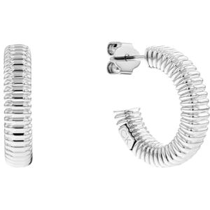 Calvin Klein Women's PLAYFUL REPETITION Collection C Shape Earrings in Stainless Steel 35000031 Calvin Klein Women's PLAYFUL REPETITION Collection C Shape Earrings in Stainless Steel 35000031