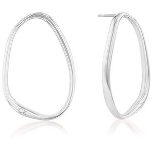 Calvin Klein Women's ELONGATED DROPS Collection Hoop Earrings Stainless steel 35000450 Calvin Klein Women's ELONGATED DROPS Collection Hoop Earrings Stainless steel 35000450