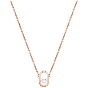 Swarovski Women's Sparkling Dance North, Stunning Necklace with White Crystals, Rose-Gold Tone Plated Swarovski Women's Sparkling Dance North, Stunning Necklace with White Crystals, Rose-Gold Tone Plated