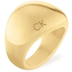 Calvin Klein Women's PLAYFUL ORGANIC SHAPES Collection Ring in Yellow Gold 35000441B Calvin Klein Women's PLAYFUL ORGANIC SHAPES Collection Ring in Yellow Gold 35000441B