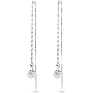 Elli Earrings Pendant Ball Crystals 925 Sterling Silver Elli Earrings Pendant Ball Crystals 925 Sterling Silver
