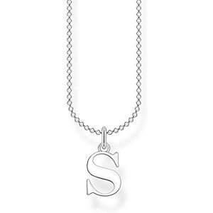 Thomas Sabo Women's 925 Sterling Silver Letter S Necklace 38-45 cm Length Thomas Sabo Women's 925 Sterling Silver Letter S Necklace 38-45 cm Length