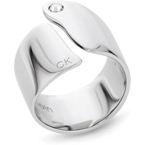 Calvin Klein Women's CK CHERISHED Collection Ring in Stainless Steel Embellished with a Crystal 35000664C Calvin Klein Women's CK CHERISHED Collection Ring in Stainless Steel Embellished with a Crystal 35000664C