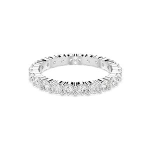 Swarovski Matrix Vittore ring, Round cut, White, Silver-tone finish Swarovski Matrix Vittore ring, Round cut, White, Silver-tone finish