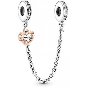 Pandora Family Heart Safety Chain Charm 789541C01-05