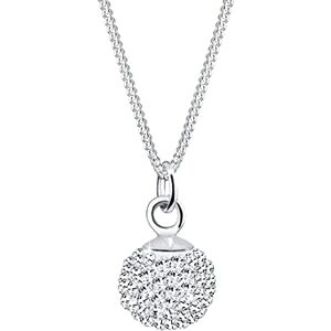 Elli Necklace Necklace Ball Pendant Crystals 925 Sterling Silver Elli Necklace Necklace Ball Pendant Crystals 925 Sterling Silver