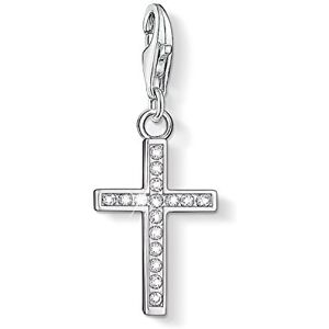 Thomas Sabo Women Charm Pendant Cross Charm Club 925 Sterling Silver 0049-051-14 Thomas Sabo Women Charm Pendant Cross Charm Club 925 Sterling Silver 0049-051-14