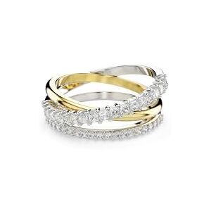 Swarovski Hyperbola ring, Mixed cuts, White, Mixed metal finish Swarovski Hyperbola ring, Mixed cuts, White, Mixed metal finish