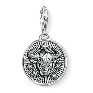 Thomas Sabo Women Charm Pendant Zodiac Sign Taurus Charm Club 925 Sterling Silver 1641-643-21 Thomas Sabo Women Charm Pendant Zodiac Sign Taurus Charm Club 925 Sterling Silver 1641-643-21