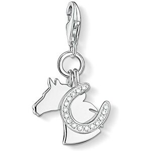 Thomas Sabo Women Charm Pendant Horse Horseshoe Charm Club 925 Sterling Silver 1247-051-14 Thomas Sabo Women Charm Pendant Horse Horseshoe Charm Club 925 Sterling Silver 1247-051-14
