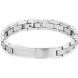 s.Oliver Identarmband stainless steel men's bracelet, 20+1,5 cm, silver, comes in jewelry gift box s.Oliver Identarmband stainless steel men's bracelet, 20+1,5 cm, silver, comes in jewelry gift box