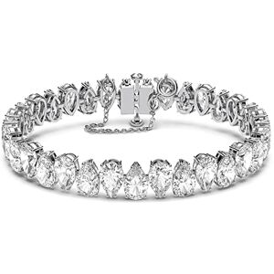 Swarovski Zirconia Crystal Bracelet, White Crystals in a Rhodium Plated Setting, from the Millenia Collection Swarovski Zirconia Crystal Bracelet, White Crystals in a Rhodium Plated Setting, from the Millenia Collection