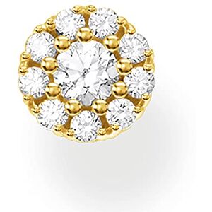 Thomas Sabo Women Single Stud Earring White Stones 925 Sterling Silver Thomas Sabo Women Single Stud Earring White Stones 925 Sterling Silver