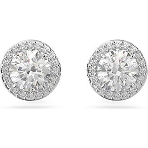 Swarovski Constella Stud Earrings, White Round Cut Crystals in a Rhodium Plated Setting, from the Constella Collection Swarovski Constella Stud Earrings, White Round Cut Crystals in a Rhodium Plated Setting, from the Constella Collection