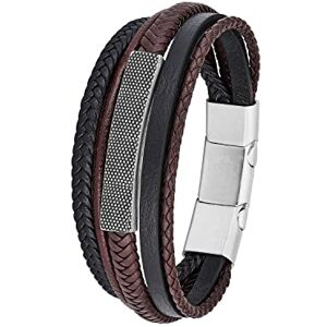 s.Oliver Bracelet Men Arm jewelry, 20+1,5 cm, Black, Comes in jewelry gift box, 2026110 s.Oliver Bracelet Men Arm jewelry, 20+1,5 cm, Black, Comes in jewelry gift box, 2026110