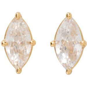 Kate Spade New York SIGNATURE SOLITAIRE Studs, Clear/Gold Kate Spade New York SIGNATURE SOLITAIRE Studs, Clear/Gold
