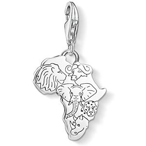 Thomas Sabo Women Charm Pendant Africa Charm Club 925 Sterling Silver 1417-637-21 Thomas Sabo Women Charm Pendant Africa Charm Club 925 Sterling Silver 1417-637-21