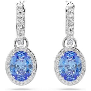 Swarovski Constella Drop Pierced Earrings, Blue and White Crystals with Removable Motif and Crystallised Mini Hoop, from the Constella Collection Swarovski Constella Drop Pierced Earrings, Blue and White Crystals with Removable Motif and Crystallised Mini Hoop, from the Constella Collection