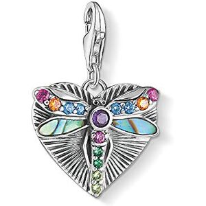 Thomas Sabo Women Charm Pendant Heart Dragonfly Charm Club 925 Sterling Silver 1811-964-7 Thomas Sabo Women Charm Pendant Heart Dragonfly Charm Club 925 Sterling Silver 1811-964-7