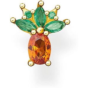Thomas Sabo Women Single Stud Earring Pineapple 925 Sterling Silver H2191-472-7 Thomas Sabo Women Single Stud Earring Pineapple 925 Sterling Silver H2191-472-7