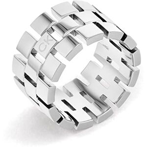 Calvin Klein Women's GEOMETRIC Collection Ring in Stainless Steel 35000324D Calvin Klein Women's GEOMETRIC Collection Ring in Stainless Steel 35000324D