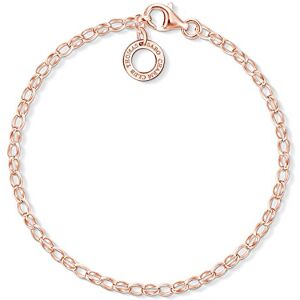 Thomas Sabo Women Charm Bracelet Classic Rose Gold Charm Club 925 Sterling Silver X0243-415-40 Thomas Sabo Women Charm Bracelet Classic Rose Gold Charm Club 925 Sterling Silver X0243-415-40