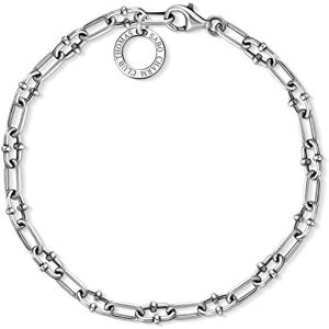 Thomas Sabo Unisex Charm Bracelet Charm Club 925 Sterling Silver X0255-637-21 Thomas Sabo Unisex Charm Bracelet Charm Club 925 Sterling Silver X0255-637-21