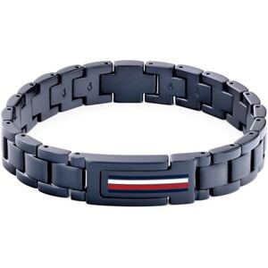 Tommy Hilfiger Jewelry Men's Link Bracelet in Stainless Steel with Blue Plating 2790598 Tommy Hilfiger Jewelry Men's Link Bracelet in Stainless Steel with Blue Plating 2790598