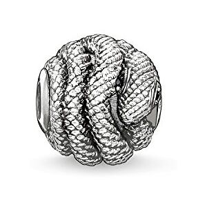 Thomas Sabo Women Men-Bead Snake Karma Beads 925 Sterling Silver Blackened Zirconia Black K0066-051-11 Thomas Sabo Women Men-Bead Snake Karma Beads 925 Sterling Silver Blackened Zirconia Black K0066-051-11