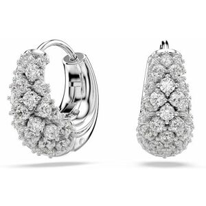 Swarovski Sublima Earrings, Clear Round-Cut Crystals in a Rhodium-Finished Setting, Part of the Sublima Collection Swarovski Sublima Earrings, Clear Round-Cut Crystals in a Rhodium-Finished Setting, Part of the Sublima Collection